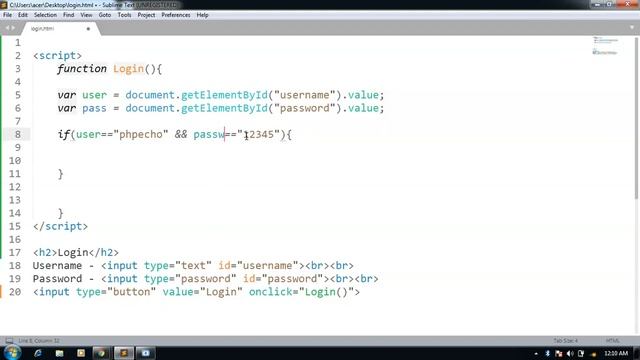 UI Development | Login Using Javascript смотреть онлайн