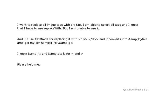 HTML : How to replace a tag using jsoup смотреть онлайн