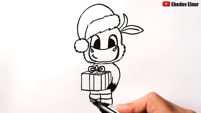 Как нарисовать Быка ? ? Новый год 2021@risunki_yulki смотреть онлайн
