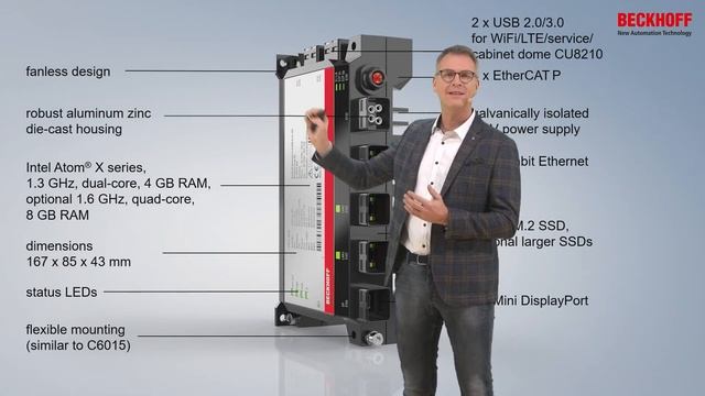 C7015 ultra-compact Industrial PC enables direct integration into machine environments смотреть онлайн