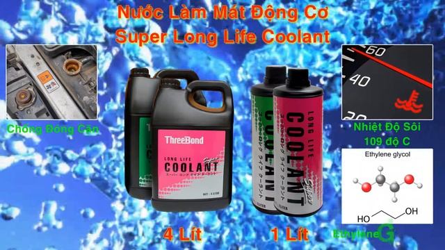 Nước làm Mát Động Cơ - Long Life Coolant - ThreeBond Việt Nam смотреть онлайн