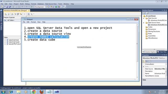 Data Mining from data warehouse using MS SQL 2012 Server смотреть онлайн