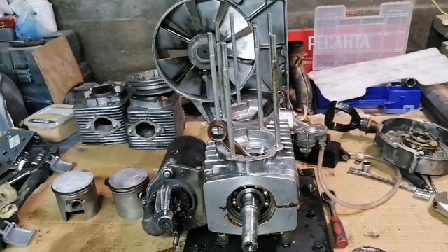 Ремонт двигателя снегохода БУРАН & ₽МЗ 640 смотреть онлайн