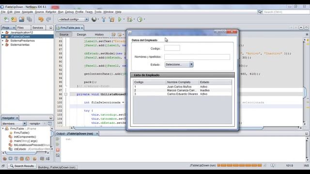 Extra N°9: Eventos MousePressedy KeyReleased en JTable смотреть онлайн
