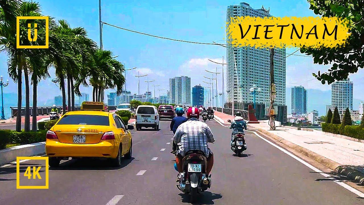 Moto vibe of Nha Trang, Vietnam. Binaural Audio. [4K motorbike ride] смотреть онлайн