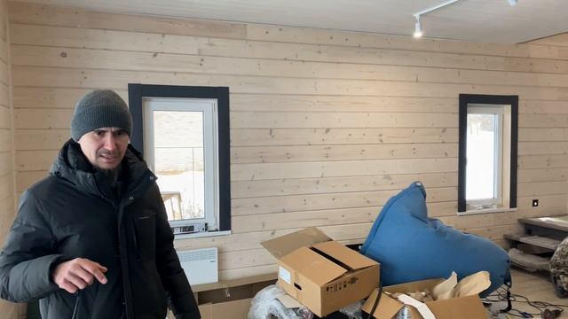 ДОМ из Клеёного БРУСА / Последние штрихи перед СДАЧЕЙ дома Клиенту  / Часть 1