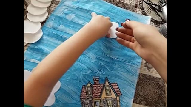 Уроки рисования: Дом в облаках смотреть онлайн