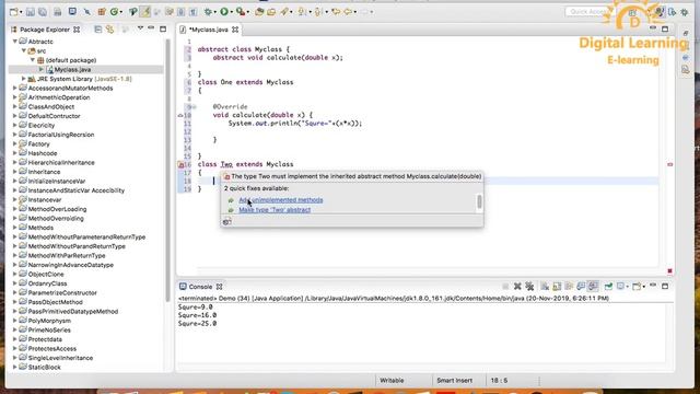 95 Java Abstract Class | Online Training Download app from below link смотреть онлайн