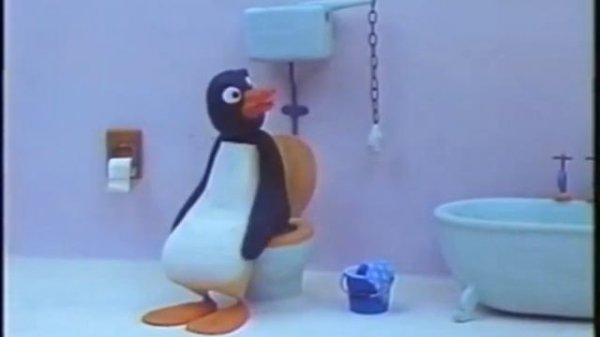 пингу пукает и хочет в туалет