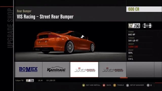 Forza 4: Mitsubishi Eclipse GSX 1995 смотреть онлайн