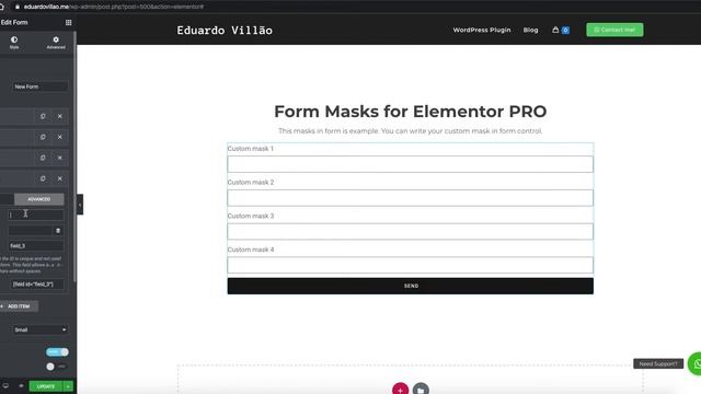 Form Masks for Elementor PRO смотреть онлайн