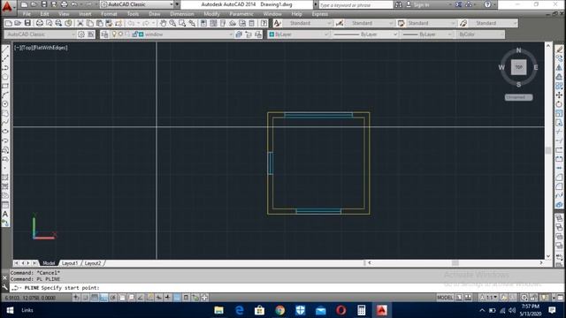 DRAW WINDOW ON FLOOR PLAN WITH LISP смотреть онлайн