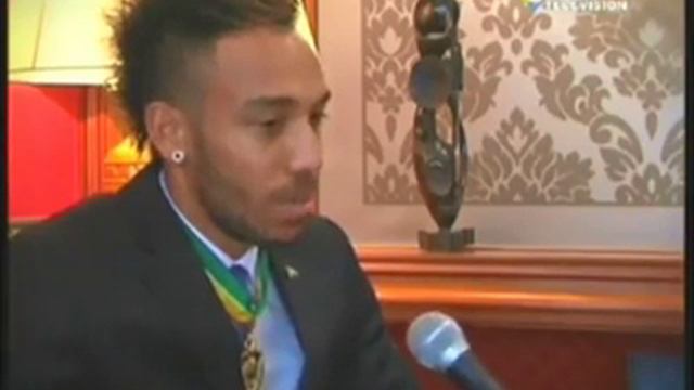 Interview Aubameyang Ballon d'or Africain 2015 смотреть онлайн