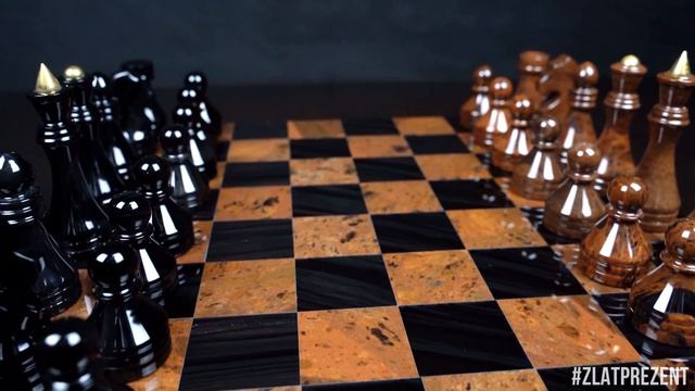 Подарочные шахматы из обсидиана ручной работы смотреть онлайн