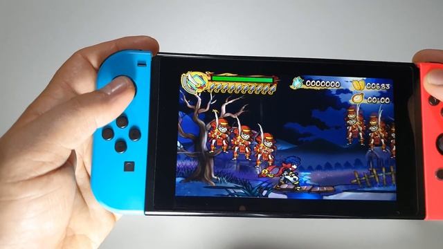 Mononoke Slashdown Nintendo Switch Handheld Gameplay