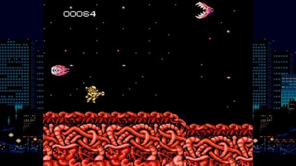 Игра Abadox - The Deadly Inner War геймплей на Русском языке [NES 1989]