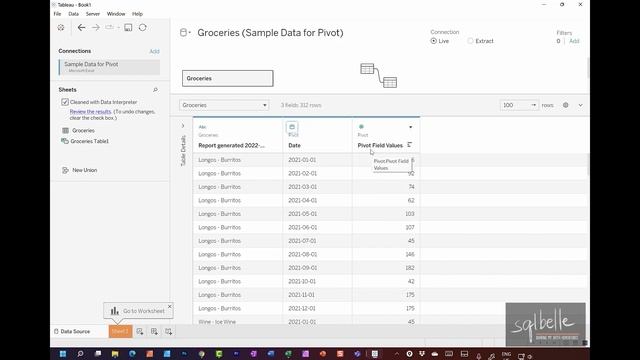 Tableau Quick Tip - 3 ways to Pivot in Tableau Desktop | Tableau Tutorial | sqlbelle смотреть онлайн