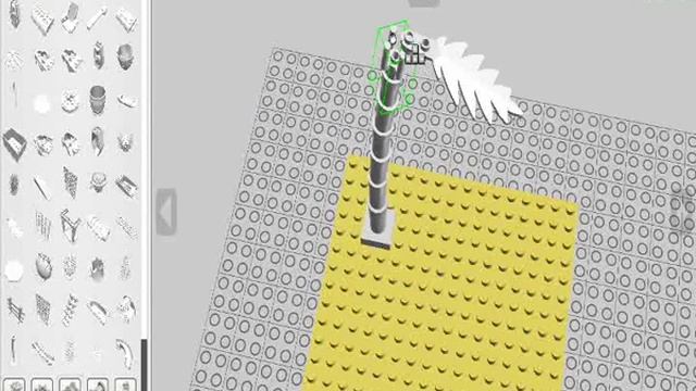 Уроки в Lego Digital Designer #4 Остров с пальмой смотреть онлайн