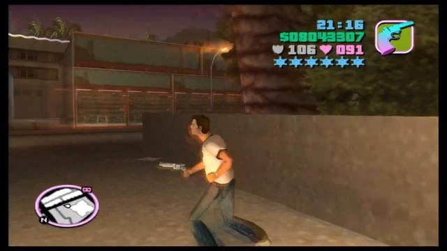 GTA: Vice City - 1 to 6 Star Wanted Level Using the Colt Python Only - Armor Pick-ups Only смотреть онлайн