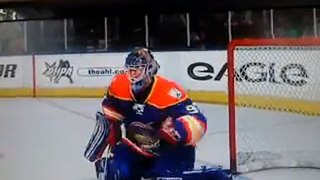 NHL 09 Be a Pro save (slow motion) смотреть онлайн