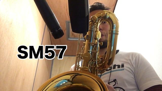 MD421-U-4 Test with Baritone Saxophone смотреть онлайн