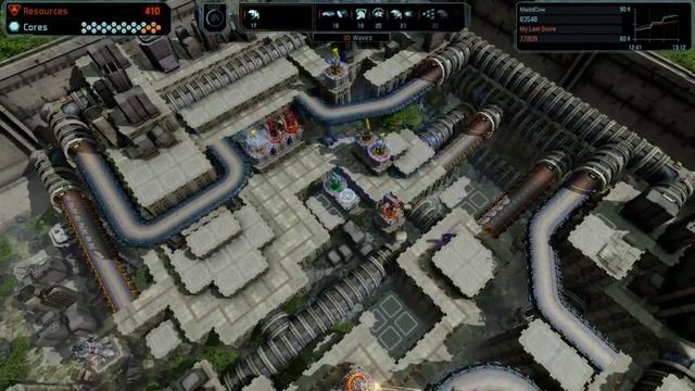 Defense Grid 2 Gold Medal Walkthrough [Hard] Mission 10 Breach - No Tower Items смотреть онлайн