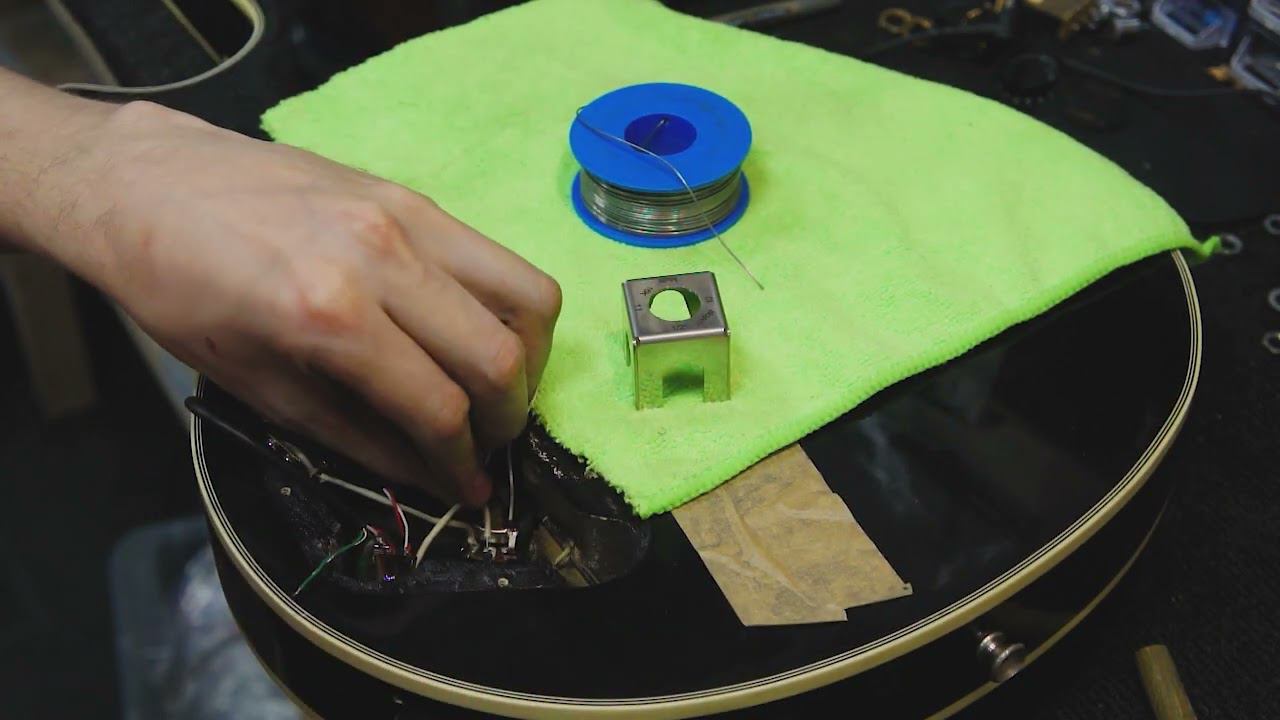 Интересная распайка для Les Paul.