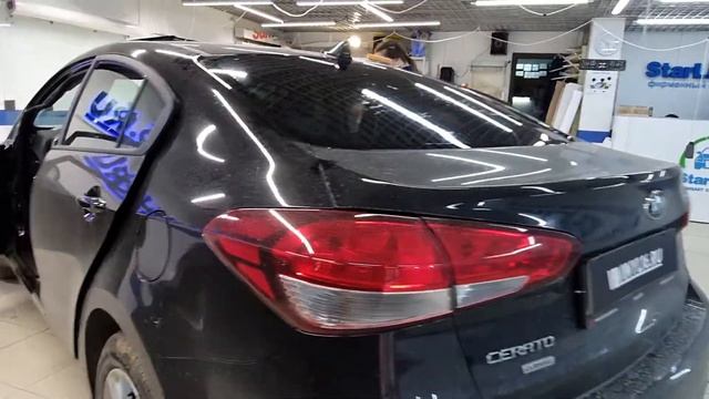 Kia Cerato - установка охранного комплекса StarLine S96 и тонировка стекол пленкой Shadow Guard смотреть онлайн