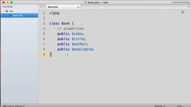 2 PHP OOP Classes and properties смотреть онлайн