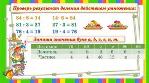 Математика 3 класс. Проверка умножения делением. Проверка деления умножением.