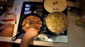 Начинка для пирожков с картошкой и грибами