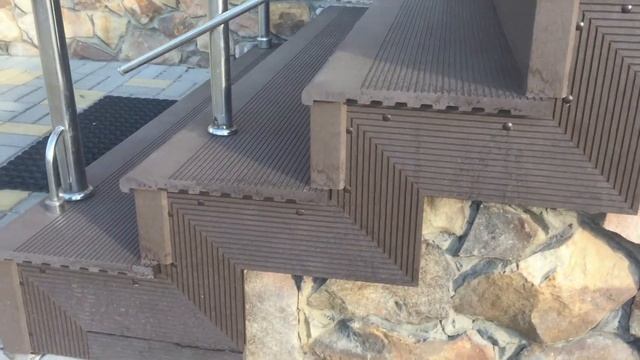 Ступени из ДПК для крыльца смотреть онлайн