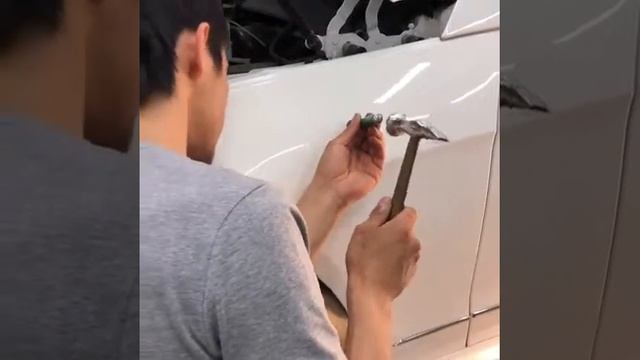 Ремонт вмятин практически любой сложности без покраски смотреть онлайн