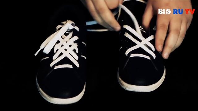 Как красиво завязать шнурок на кедах или кроссовках ? смотреть онлайн