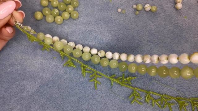 Мастер-класс многорядные бусы с бисерной ниткой смотреть онлайн