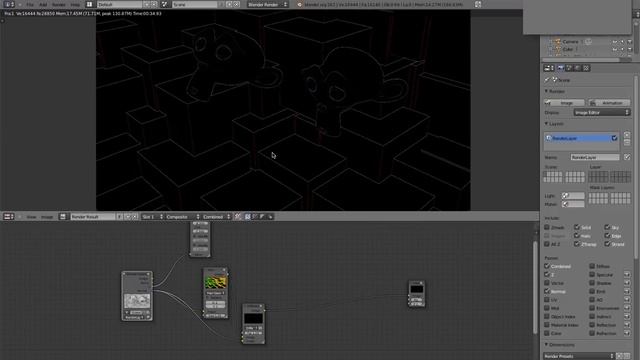 Blender Tutorial - Rendering Contours смотреть онлайн