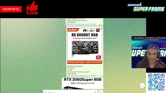 ?RX 580 8GB R$ 379?GTX 1660 SUPER 6GB R$763?RTX 2060 SUPER 8GB R$ 950?"CAIU OS PREÇOS AINDA MAIS!" смотреть онлайн