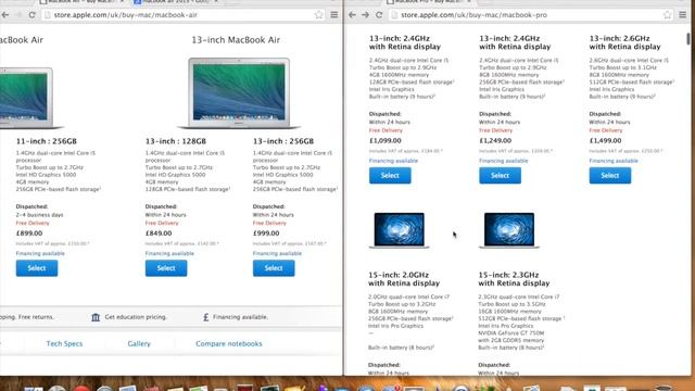 Which Macbook To Buy Air Vs Pro, 13 Inch Vs 15 Inch, Iris Vs Iris Pro Vs GT 750m