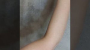 Покраска в технике "Имитация бетона" с геометрическим рисунком