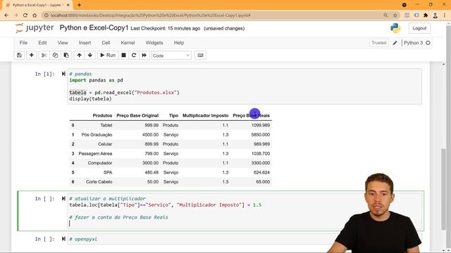 Integração entre Python e Excel usando Pandas e o Openpyxl смотреть онлайн