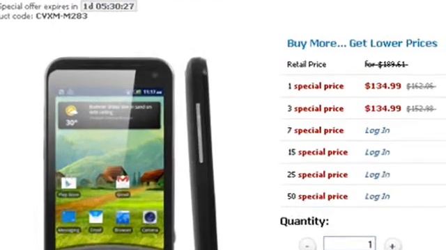 Android Phone "Matrix" - Hardware GPS, 3G, Dual SIM, 4 Inch Display смотреть онлайн