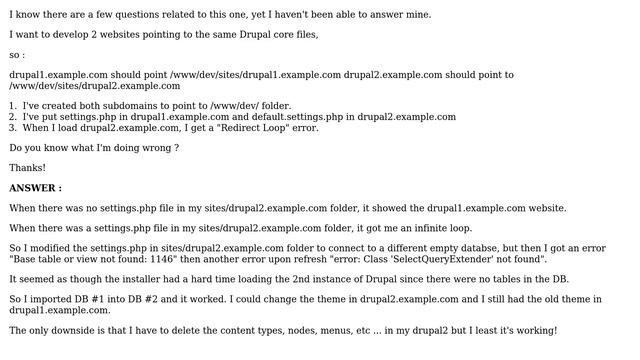 Drupal: "Redirect Loop" when creating a multisite (2 Solutions!!) смотреть онлайн