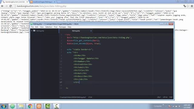 Parsing Json menggunakan PHP [Indah Ayu Alfianingrum] смотреть онлайн