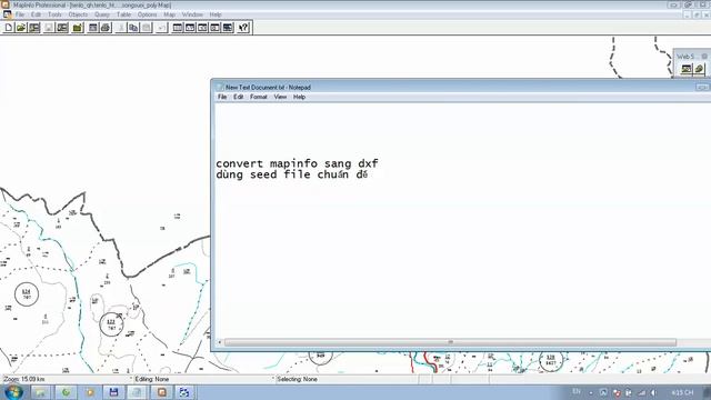 convert Mapinfo sang DXF để chuyển về Microstation смотреть онлайн