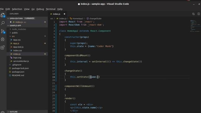 ReactJS - States & Lifecycle of Components (setState) | ReactJS Basics Made Easy смотреть онлайн