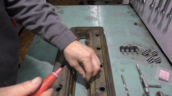 BMW е 38. V8 m62 .Метки Г.Р.М. К.В.К.Г. Ремонтные шпильки катушек зажигания..mp4