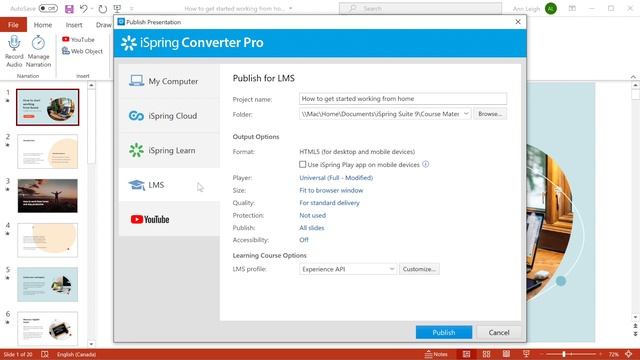 How to Convert a PowerPoint Presentation to HTML5 смотреть онлайн