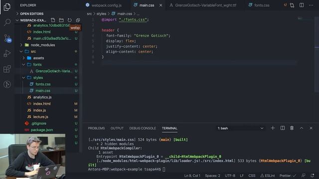Webpack. Сборка веб-приложений — Антон Цаплюк смотреть онлайн