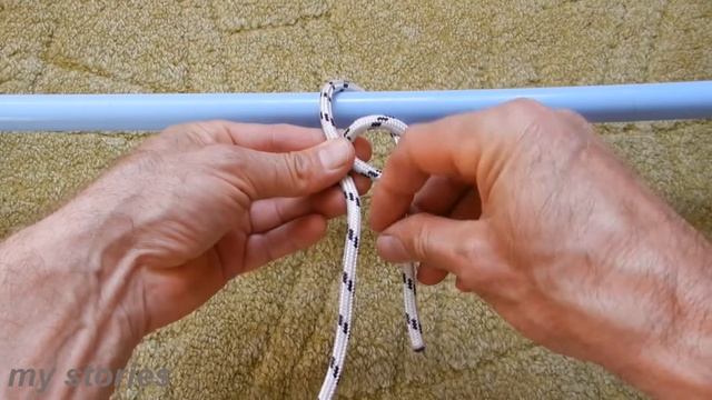 Как привязать веревку к перекладине. Веревочные узлы смотреть онлайн