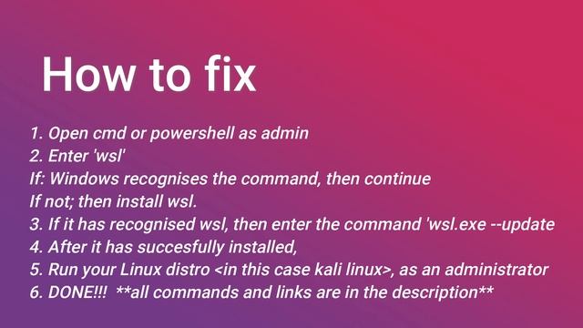 How to fix WslRegisterDistribution failed with error | WSL 2 смотреть онлайн